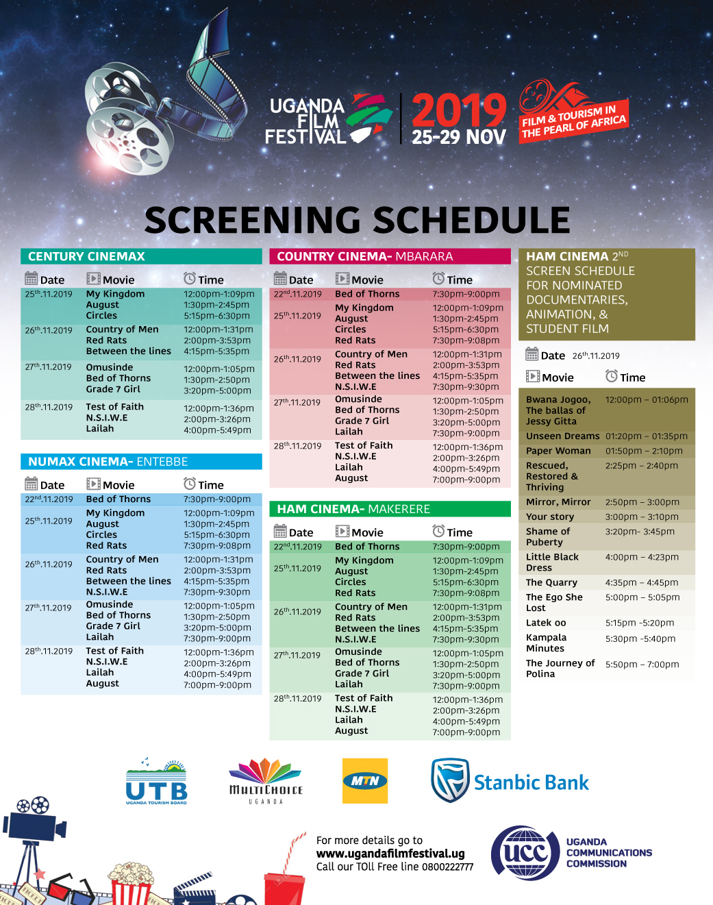 Screening-Schedule